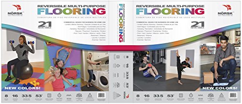 Norsk Reversible Multi-Purpose Foam Flooring, 25" x 25" - 8 Pack, New Colors!