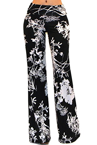 Vivicastle women s fold over high waist wide leg long p…