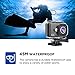 TEC.BEAN 4K Action Camera 45M Waterproof Camera EIS 170°Wide Angle 4X Zoom WiFi Underwater Camera with Remote and Mounting Accessories Kit Compatible with go pro