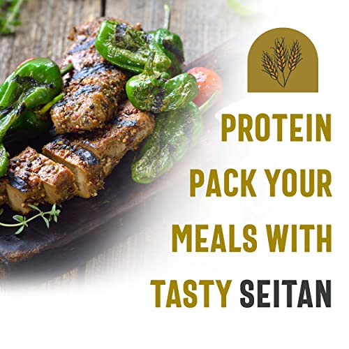 One in a Mill Vital Wheat Gluten Bulk Supply for Making Vegan Meat [Seitan] & Baking Whole