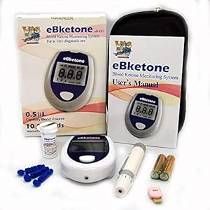 eBketone Blood Ketone Monitoring System + 10 Ketone strips