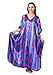 Up2date Fashion Satin Caftan with Deep Sea Lilies Print, Plus Size, Style#Caf-46C2