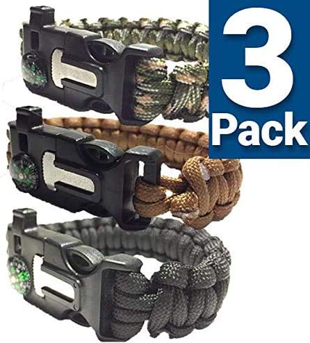 SURVIVAL BRACELETS S/M/L