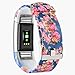 For Fitbit Charge 2 Bands CreateGreat Silicone Replacement Charge 2 Accessory Official Color or Print Pattern Band Strap for Large or Small Size