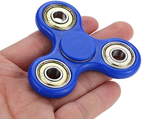 Fidget Spinner EDC ADHD Focus Toy Ultra Durable High Speed Si3N4 Hybrid Ceramic Bearing for Killing Time (Blue)