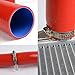 Silicone Radiator Coolant Hose Kit Clamps For 1991-1999 Mitsubishi 3000GT / 1991-1996 Dodge Stealth 2PCS Red