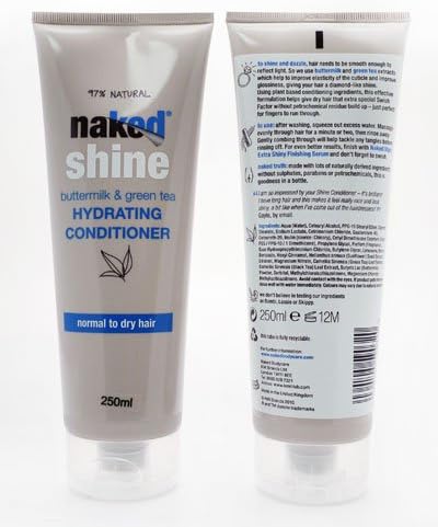 Naked Shine Hydrating Conditioner Normal Hair 97% Natural 250ml