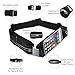 Top Fit Running Belt for Men + Women, Dual Pockets with Touch Screen, Holds All iPhones + Accessories, Completely Comfortable Running Belt for Running or Hiking. New (Dual Bag)