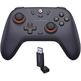 GameSir Nova Lite 2.4g Controller for PC, Steam, Switch, iOS and Android devices, Wireless Gaming Gamepad with Hall Effect Joysticks, Turbo Function - Purple