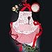 DII Women's Christmas Kitchen Apron Adjustable Adult Size for Cooking, Baking, Crafting & Entertaining, One Size, Joyeux Noel