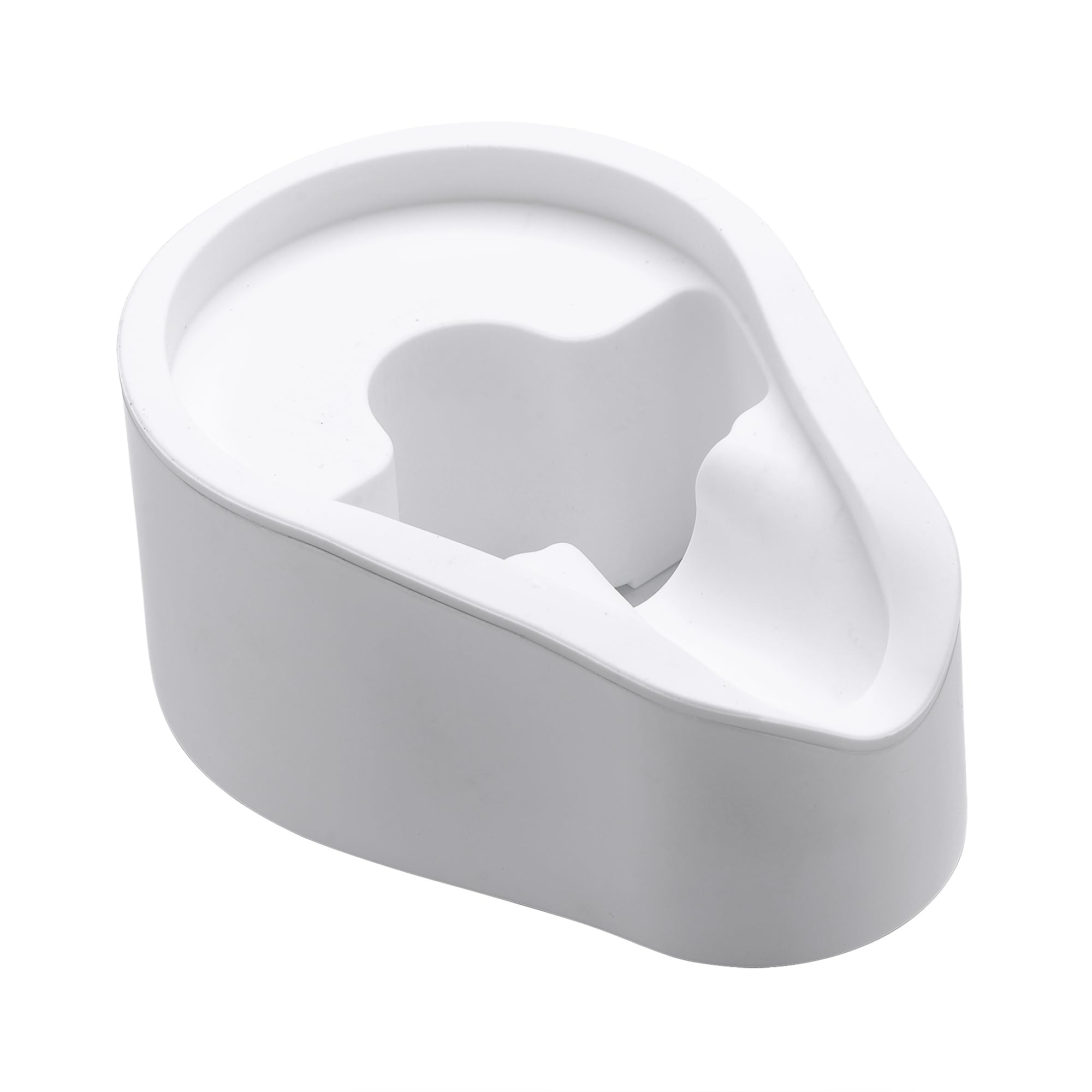 Normcore Portafilter Holder, Portafilter Tamping Station, 304 Stainless Steel With Silicon Espresso Holder Tamper Stand Fits 58mm Espresso Machines Portafilters, White