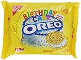 Oreo Golden Birthday Cake Sandwich Cookies, 15.25 Ounce (Pack of 12)