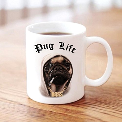 Printed-Mug-and-Coffee-Cups-Pug-Life-Funny-Mugs-Novelty-Gift-Idea Printed-Mug-and-Coffee-Cups-Pug-Life-Funny-Mugs-Novelty-Gift-Idea
