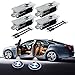 Car Door LED Logo Projector Light for BMW,Ghost Shadow Welcome Lights Symbol Emblem Courtesy Step Lights Ground Lamp Kit for BMW 3 5 6 7 Z GT X Mini Series (For BMW 4 pack)