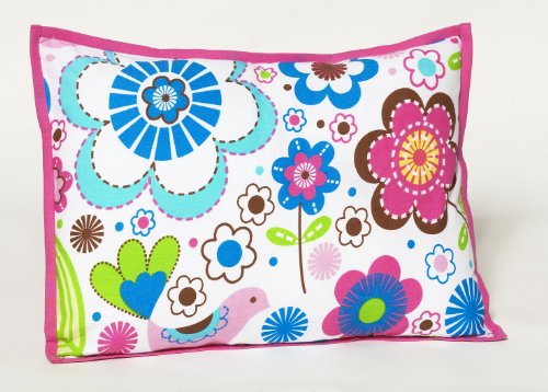Bacati - Botanical Sanctuary Multicolor Floral Print Dec Pillow2