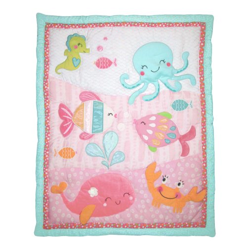 under the sea crib bedding girl