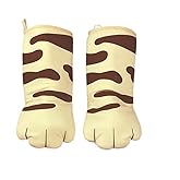 PURFUN Thick Cotton Oven Mitts Cute Cat/Paw Design Baking Gloves Heat Resistant Cooking Gloves Potholder Funny Grilling Microwave Mittens Backer Kitchen Tools, 1 Pair