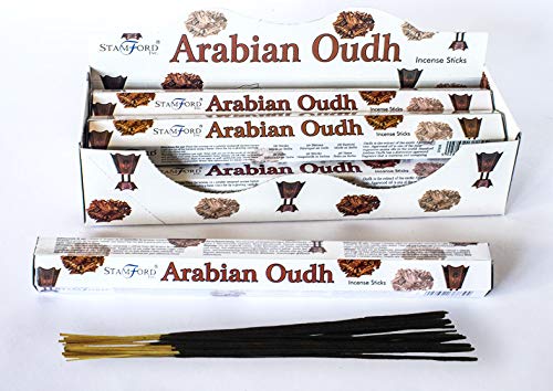**NEW** Stamford Arabian Oudh Hex Incense Sticks - 6 packs