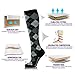 NEWZILL Medical Compression Socks for Women & Men Circulation 20-30 mmHg, Best for Running Athletic Hiking Travel Flight Nurses (Black Gray Argyle,XXL)