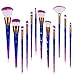 Ameauty Makeup Brushes, 12PCS Makeup Brush Set - Professional Face Eye Lip Makeup Brush - Eyeshadow Eyeliner Eyebrow Foundation Blush Concealer Blending Powder Liquid Cream Cosmetic Makeup Brush Kit