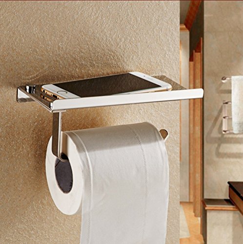 Amfocus bathroom toilet paper holder tissue roll - mobi…