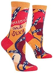 Blue Q Socks, Women's Crew, Ringmaster of The Shit