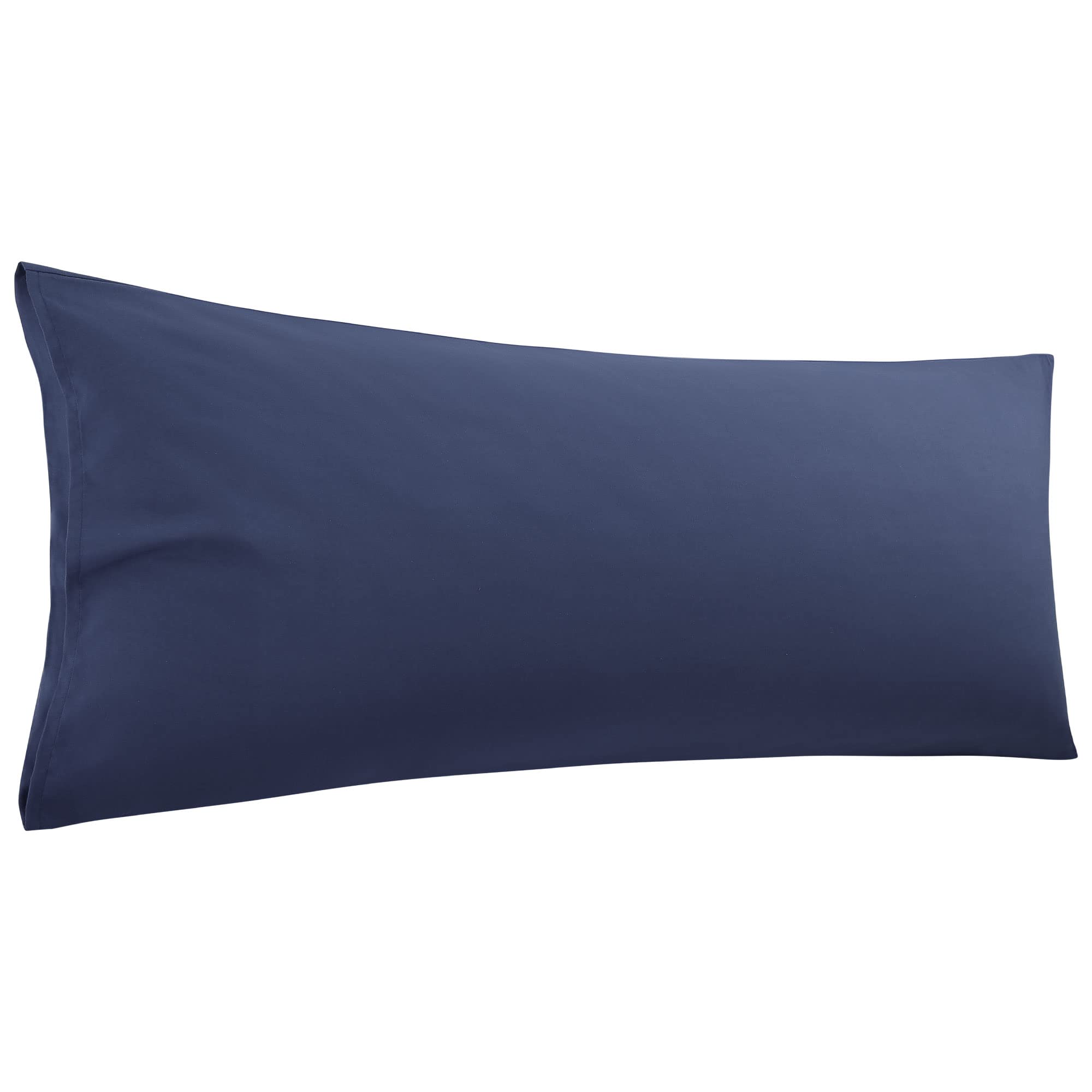 sourcing map Body Pillow Case, Microfiber Pillowcases Weave for 90 Gsm Ployester, Soft Full Replacement Covers for Body Pillows Navy Body(51cmx152cm)
