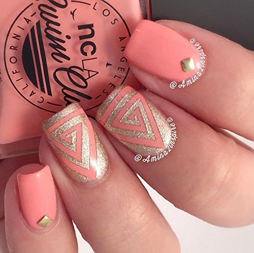 Triangle Cyclones Nail Vinyls By Twinkled T - 1 Sheet of 50 (2 in Each Triangle)