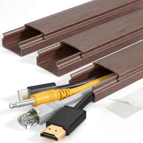 Yecaye 42in TV Cord Hider Cherry