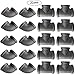 IBEUTES 10-Pack Black Malleable Iron Cast black pipe fittings 1/2 inch pipe tee elbow, DIY Pipe Furniture, 1/2 Inch black iron pipe Threaded Pipe Nipples Industrial Piping