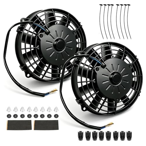 caqeg 12-Inch Dual Electric Radiator Fans