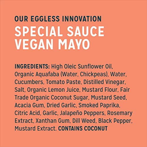 SIR KENSINGTON’S VEGAN MAYO SPECIAL SAUCE CERTIFIED VEGAN, SOY FREE, KETO CERTIFIED, NON-GMO PROJECT VERIFIED 12 OZ