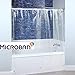 SlipX Solutions Microban-Infused Shower Curtain Liner, 3G Lightweight, 70