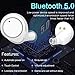 Bluetooth 5.0 Wireless Earbuds, Cshidworld True Wireless Stereo Headphones with 35Hrs Playback, Hi-fi Sound Bluetooth Headset with Charging Case, One-Step Pairing