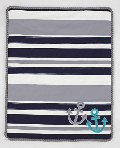Just Born Crib Bedding Set, High Seas - Thumbnail 2