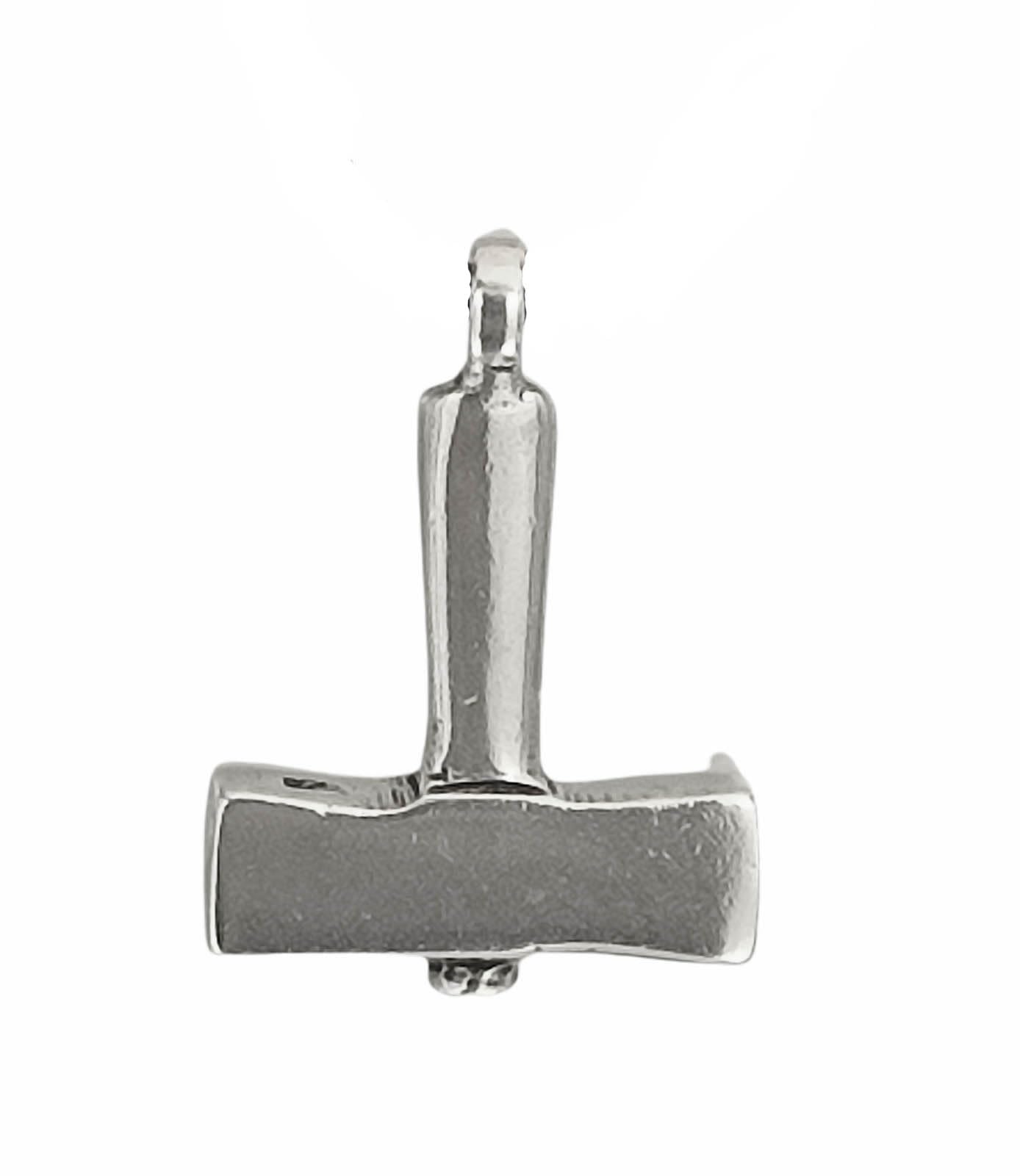 Kiss of Leather Thor's Hammer Pendant 925 Sterling Silver No. 226