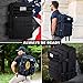 Tactical Sling Bag Pack Military Rover Shoulder Sling Backpack Molle Assault Range Bag Everyday Carry Diaper Bag Day Pack (Dark Black)