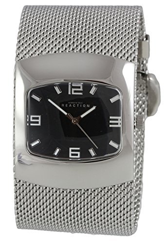 Kenneth cole reaction women s watch silver-tone steel mesh bracel…