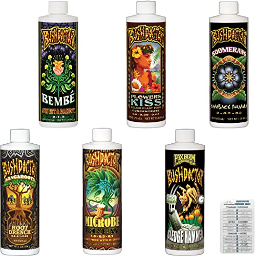 Fox Farm Bush Doctor Liquid Plant Nutrients Kangaroots, Microbe Brew