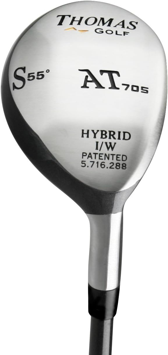 Hybrids - Any Degree - Any Flex - Graphite Shaft - Right or Left Handed - Free Head Cover - Model AT705 - Utility Rescue Club - by THOMAS GOLF
