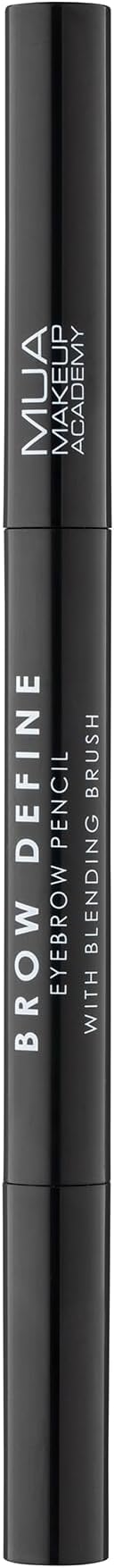 MUA Brow Define Black Angled Eyebrow Pencil with Brush Pack of 1 view 2