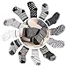 CUBACO Baby Boy Socks, 12 Pairs Non Skid Anti Slip Cotton Grip Socks for Toddler Baby Toddler Boy 12-24 months with Gripper
