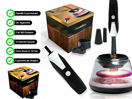 Electric makeup brush cleaner spinner and dryer, upgrad…
