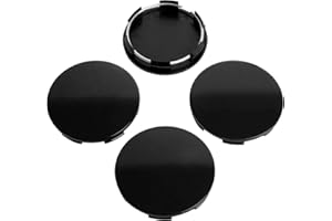 KitsPro 2.7Inch 69MM Wheel Center Caps for Honda Accord Civic CRV Pilot Rim Hub Caps 44732 S9A A00, Pack of 4 (Gloss Black, Outer 69MM, Inner 64MM)