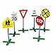 Guidecraft Drivetime Signs - Set of 6, Children's Educational Toys for Traffic Knowledge Learning, Kids Block Play
