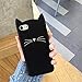 New Cute Cartoon 3D Beard Cat Ears Animal Silicone Mobile Phone Case Cover