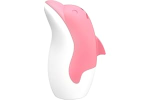 Asltw Cute Fridge Deodorizer, Dolphin Fridge Cleaner, Freezer Odor Freshener, Add Baking Soda Reusable Fun Kitchen Gadgets（Pink）