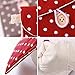 iSuperb® Sanitary Napkins Bag Menstrual Cup Pouch Nursing Pad Holder Cute Polka Dot Cotton 4.7x4.7 inch Washable Organizer Storage 2 Pack 1 PCS Wine Red and 1 PCS Blue