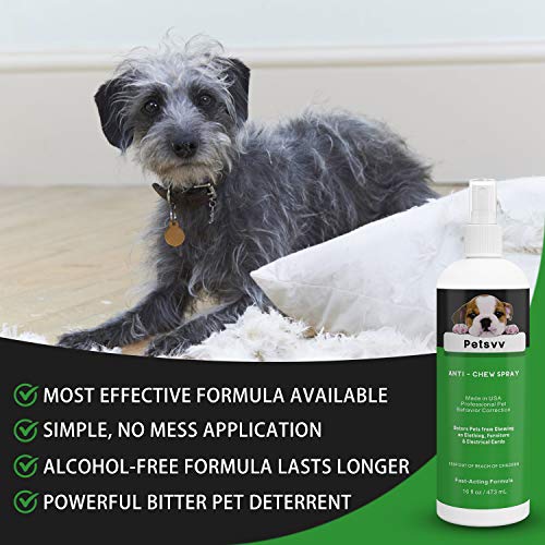 Anti Chew Spray Deterrent for Dogs, No Chew Pet Training Corrector to Stop Biting NonToxic
