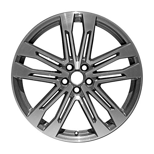 Multiple Manufactures ALY59040U35 Charcoal Gray Wheel with Machined and Meets All Federal Motor Safety Standards (21 x 8.5 inches /5 x 112 mm, 34 mm Offset)